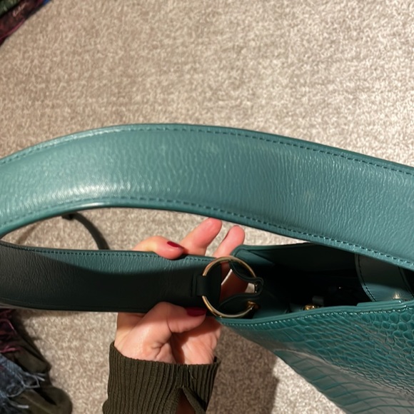 LEATHER EMBOSSED PURSE - Picture 3 of 5